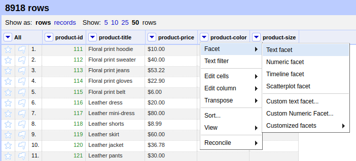 Data-Transformation-With-Open-Refine-Web-Scraper-Blog-Clustering